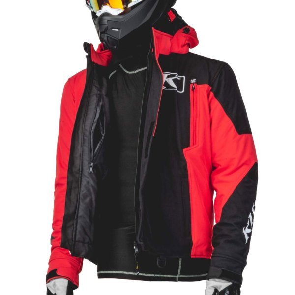 Куртка для снегохода KLIM KOMPOUND #1 black-red (текстиль) (XL)