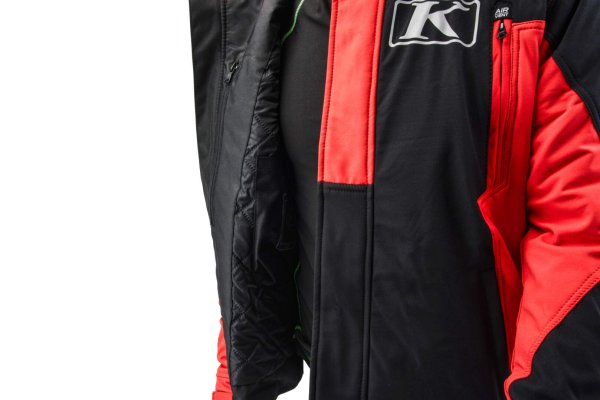 Куртка для снегохода KLIM KOMPOUND #1 black-red (текстиль) (XL)